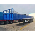 4 Axles Sidewall Semi Trailer